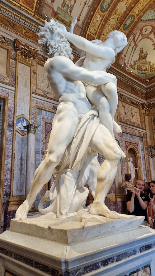 Hades and Persephone at the Galleria Borghese in Rome