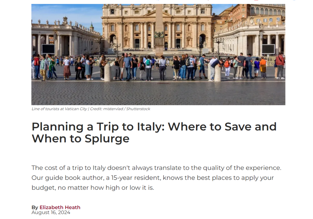 Frommers article