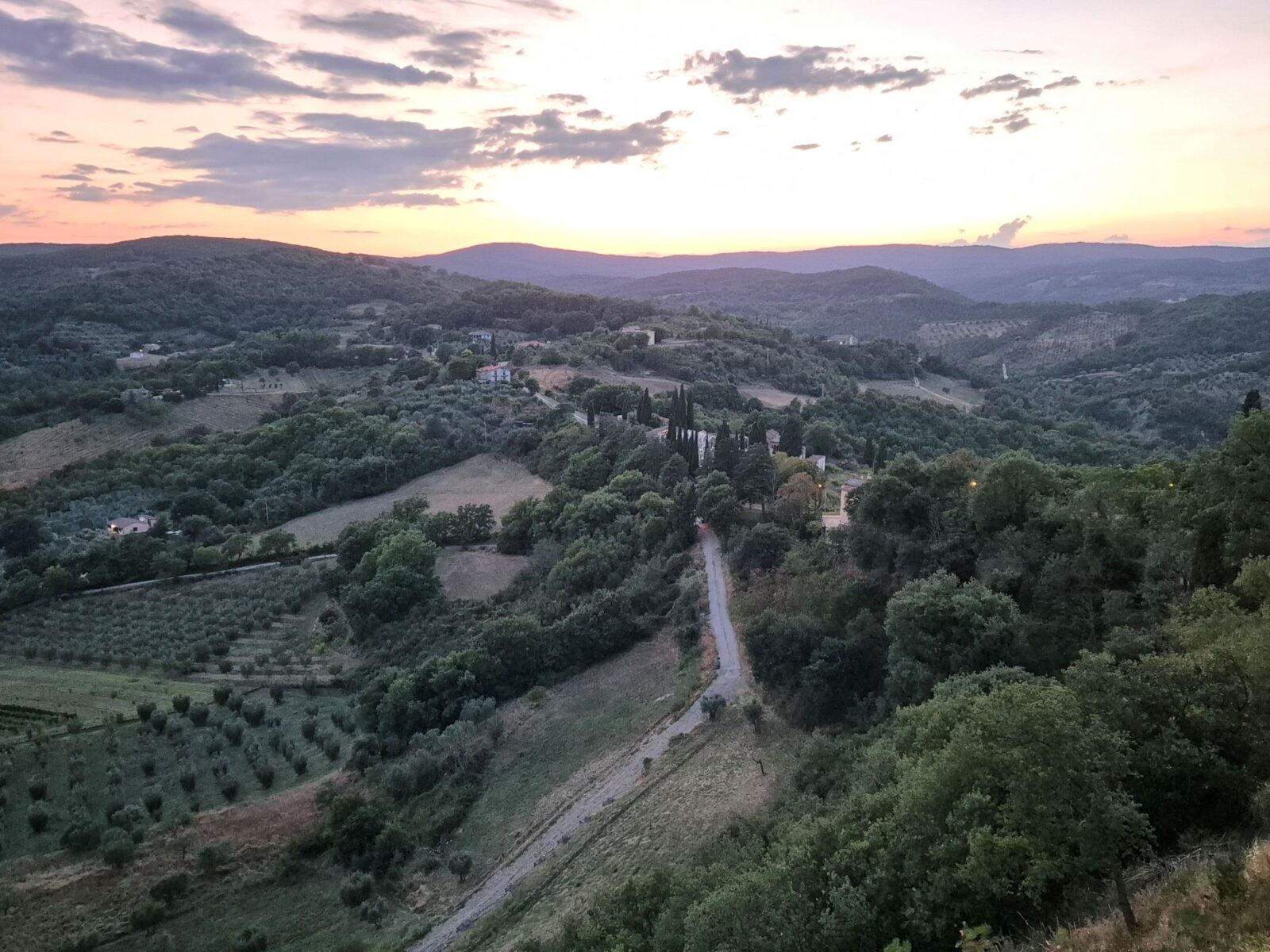 Overlooking Centro as the sun sets