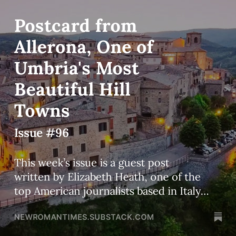 Postcard From Allerona, One of Umbria's Most Beautiful Towns