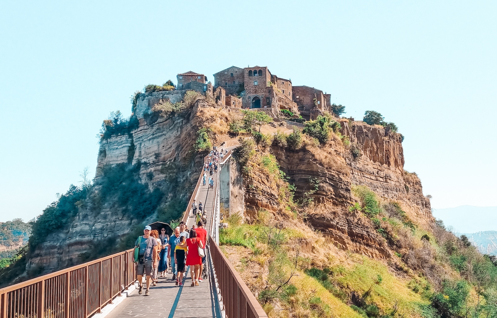 Pedestrian walkway to Civita di Bagnoregio