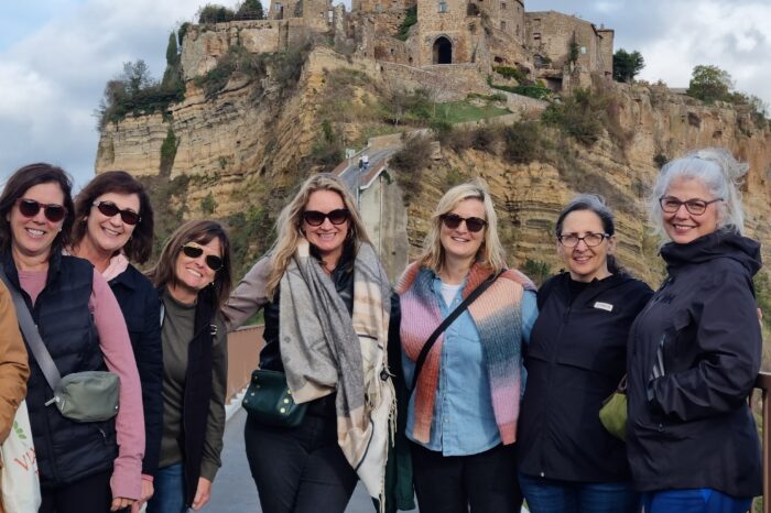 umbria village tours italy - group travel shot