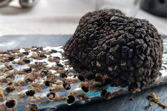 Truffle Being Grated