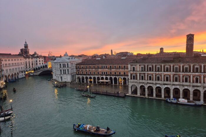 Venice Panorama at Sunset